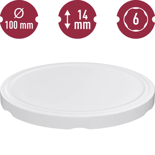 Capac fi 100 alb - 10 buc. - 3