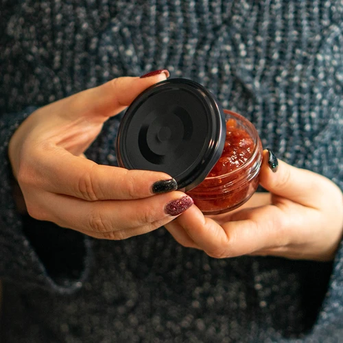 Capac fi 66/4 negru - 10 buc - 11