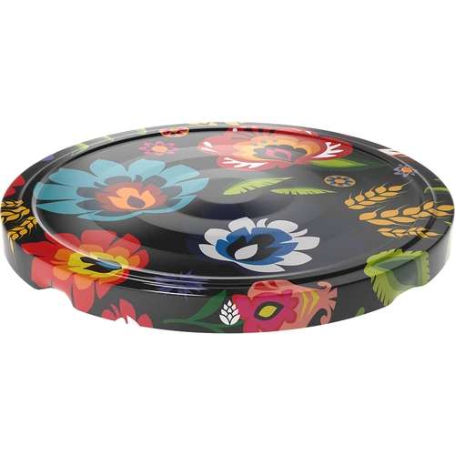 Capac fi 66/4 negru Folk - 10 buc. - 2