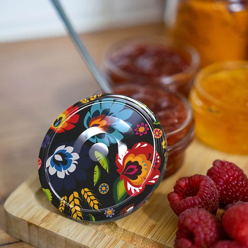 Capac fi 66/4 negru Folk - 10 buc. - 6