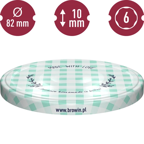 Capac fi 82/6 carouri - 10 buc. - 10