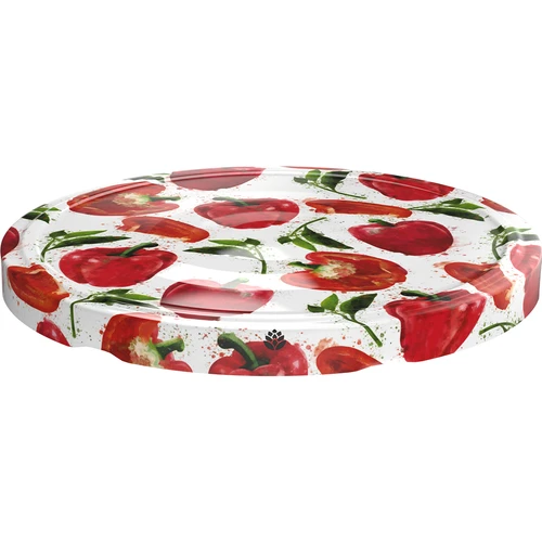 Capac fi 82/6 cu desene de ardei - 10 buc. - 2