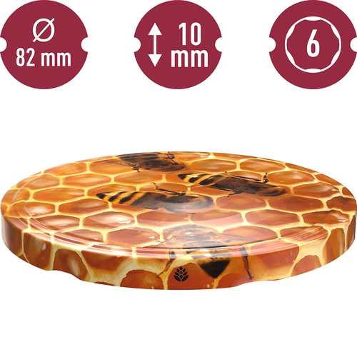 Capac fi 82/6 miere - 10 buc. - 4