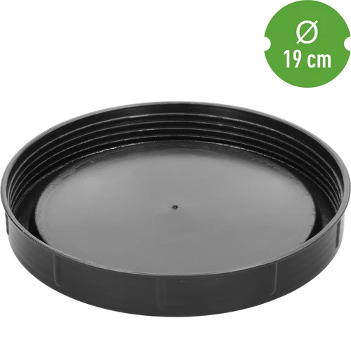 Capac filetat pentru butoi pătrat 20 L, Ø 19 cm - 2