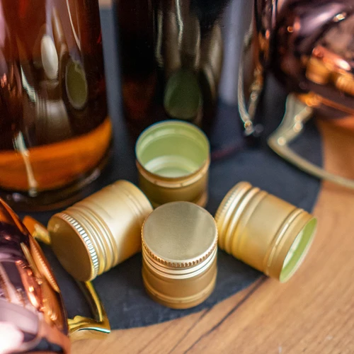 Capac pentru sticle fi31,5/24 - auriu - 6 buc. - 2