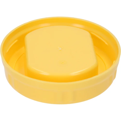Capac TO fi100 mm, galben, din plastic, cu mâner, pentru borcane din sticlă - 2