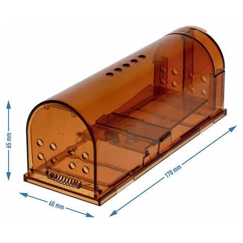 Capcană pentru șoareci – capcană vie, transparentă, 2 buc. - 8