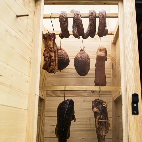 Cârlige pentru afumare - S, ascuțite, 4 mm x 150 mm, 5 buc. - 10