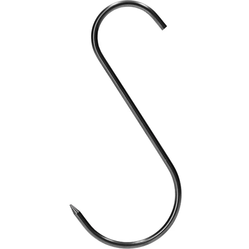 Cârlige pentru afumare - tip S, ascuțite, 4 mm x 150 mm, 15 buc. - 4