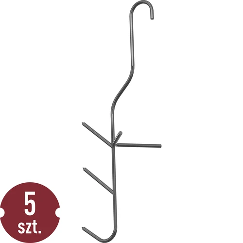 Cârlige pentru afumat pește - triple, 5 buc.