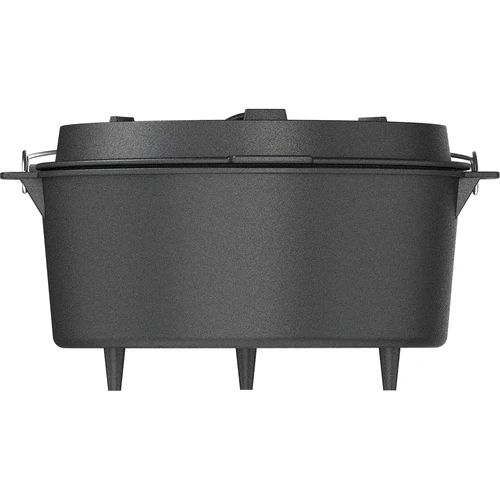 Ceaun din fontă suspendat cu tigaie - 6