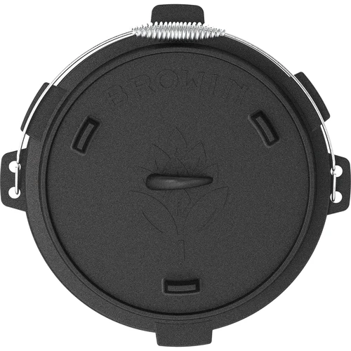 Ceaun din fontă suspendat cu tigaie - 7