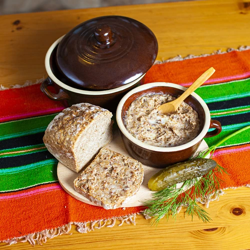 Ceramică - oală 0,5 L pentru untură fără capac - 3