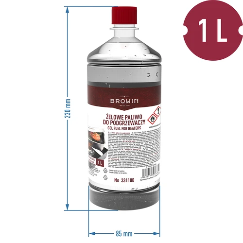 Combustibil gel pentru încălzitoare afumătoare 1 L - 2