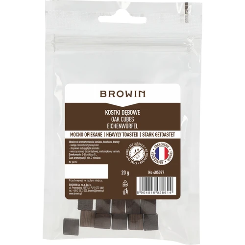 Cuburi de stejar francez, prăjire intensă, 20 g - 2