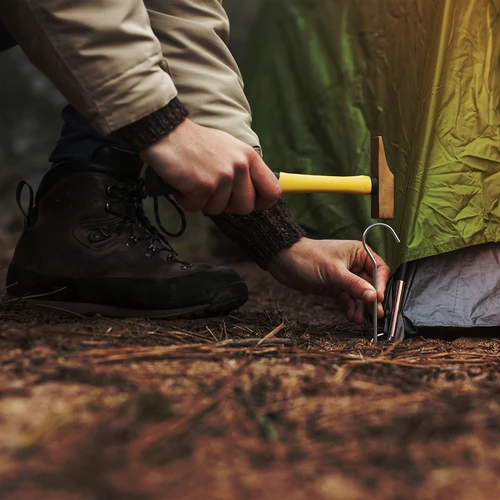 Cuie îndoite pentru cort - 10 buc. - 7