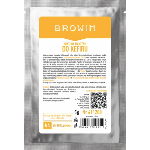 Culturi bacteriene pentru chefir și lapte acru (lapte prins), 5 g