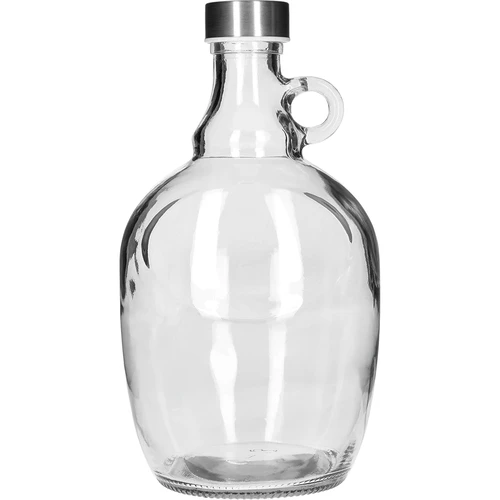 Damigeană 1,5 L, cu capac metalic fi 43 mm și mâner