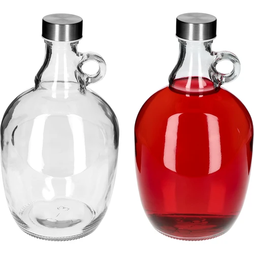 Damigeană 1,5 L, cu capac metalic fi 43 mm și mâner - 4