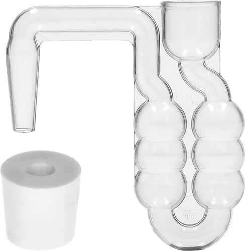 Damigeană Dama 5 L cu capac cu filet, dop și tub de fermentare – set 4 buc. - 6