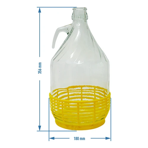 Damigeană Dama 5 L cu mâner de sticlă - 2