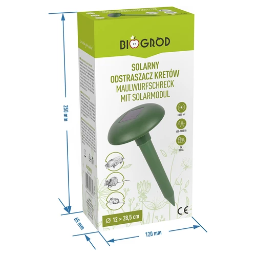 Dispozitiv de alungare a cârtițelor alimentat cu energie solară - 8