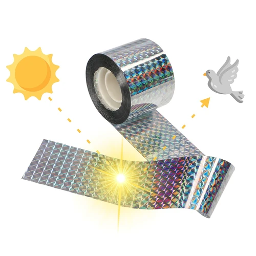 Dispozitiv de alungare a păsărilor - bandă reflectorizantă, 80 m - 5