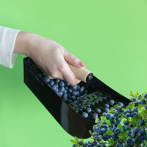 Dispozitiv de cules fructe mici, metalic negru - 8