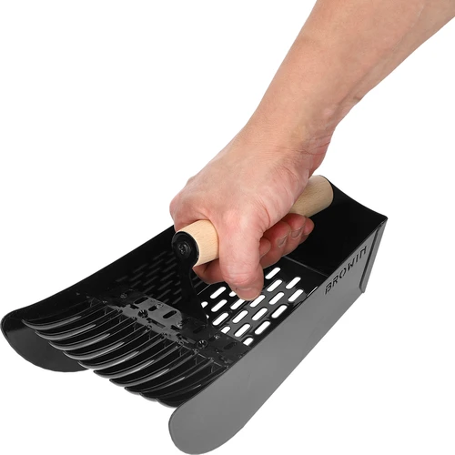 Dispozitiv de cules fructe mici, metalic negru - 7