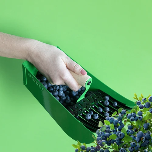 Dispozitiv de cules fructe mici, metalic verde - 7