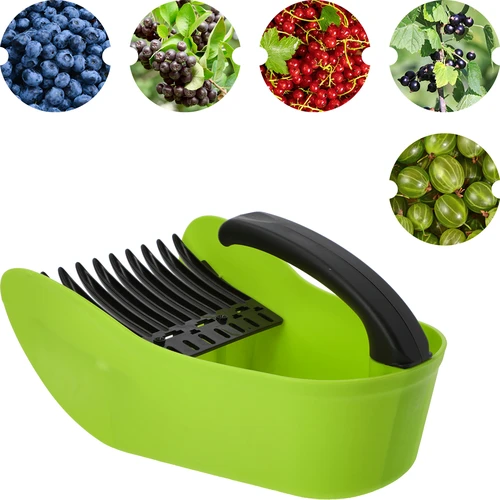 Dispozitiv de cules fructe mici, verde, din material plastic - 2