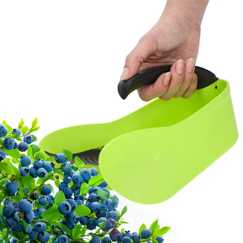 Dispozitiv de cules fructe mici, verde, din material plastic - 6