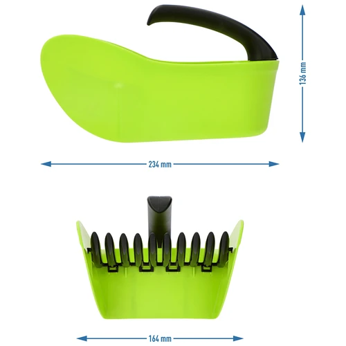 Dispozitiv de cules fructe mici, verde, din material plastic - 9