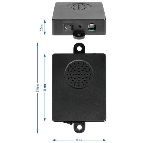 Dispozitiv de respingere a jderilor și rozătoarelor pentru mașină (ultrasunete) - 3