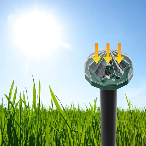 Dispozitiv solar de alungare a cârtițelor cu lampă LED - 10