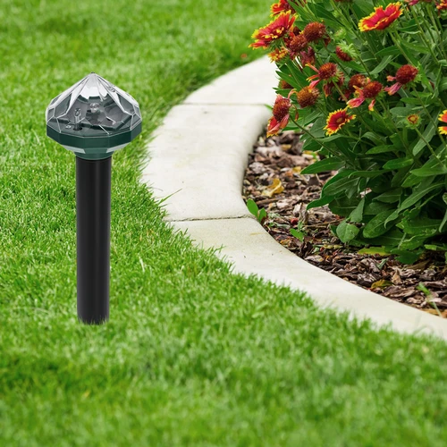 Dispozitiv solar de alungare a cârtițelor cu lampă LED - 14