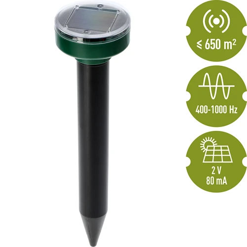Alungător solar pentru cârtițe – protecție eficientă, sigură și umană pentru grădină, 1 buc. - 7
