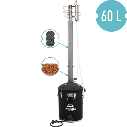 Distilator hawkSTILL Degete Reci 2.1 SMART (60 L, 60,3 mm) - 2
