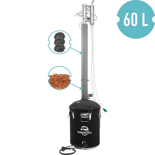 Distilator hawkSTILL Degete Reci 2.3 PREMIUM (60 L, 60,3 mm) - 2