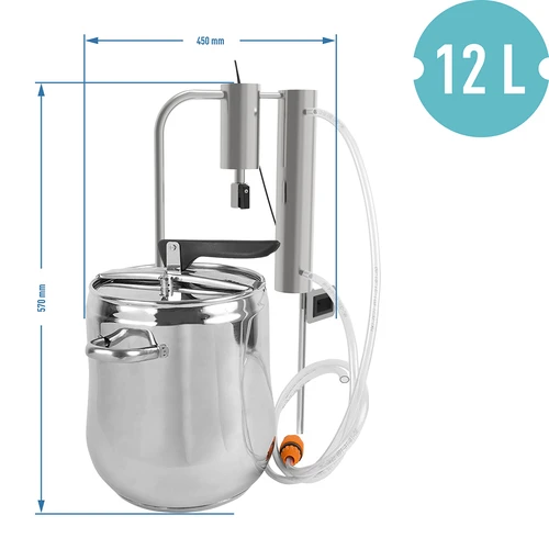Distilator și oală sub presiune 2în1 12 L - 8