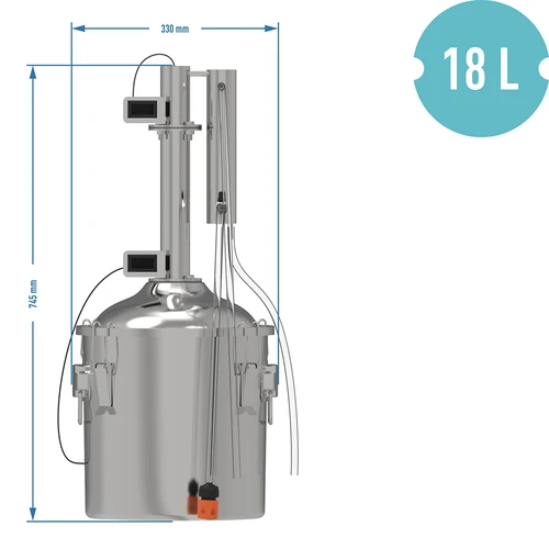 DISTILATOR MODULAR CONVEX 18L-BASIC - 11