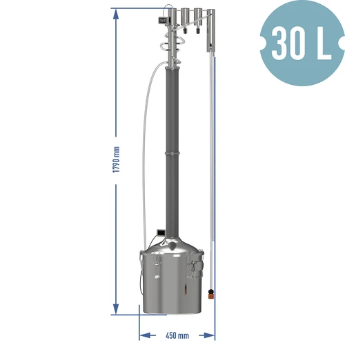 Distilator modular Convex electric 30 L - Perun - 19