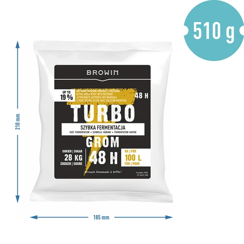 Drojdie de distilare Turbo Grom 48h 100L - 5