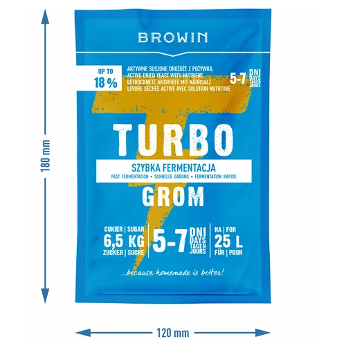 Drojdie de distilare Turbo Grom 5-7 zile - 4