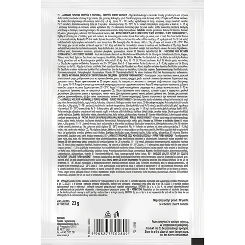 Drojdie de distilare Turbo Whiskey - 3