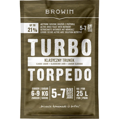 Drojdie de distilerie Turbo Torpedo 5-7 zile 21% 100g