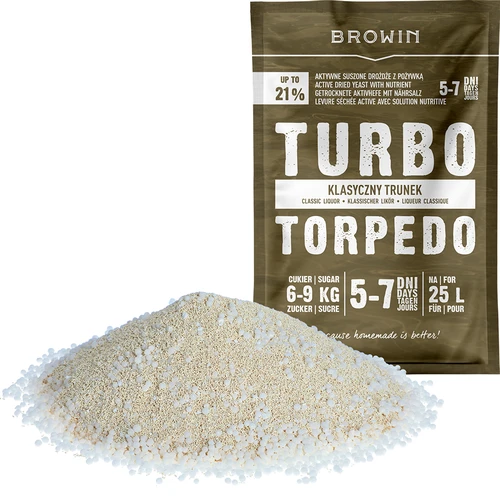 Drojdie de distilerie Turbo Torpedo 5-7 zile 21% 100g - 3