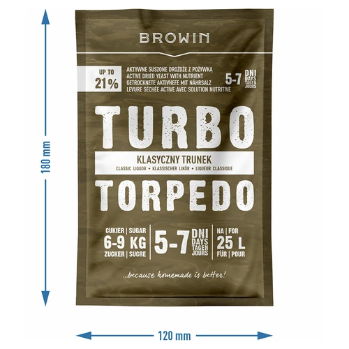 Drojdie de distilerie Turbo Torpedo 5-7 zile 21% 100g - 6