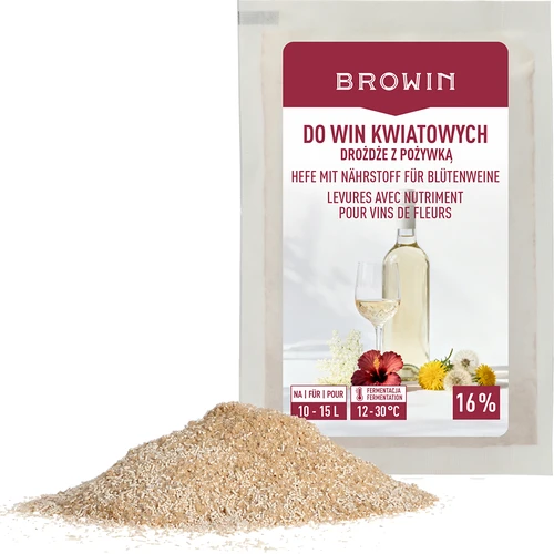 Drojdie enologică cu nutrient – pentru vinuri din flori, 10–15 L - 3