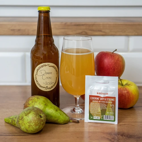Drojdie pentru cidru Ciderini Strong, 5 g - 2